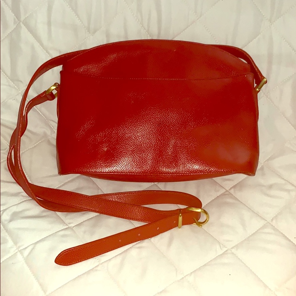 Authentic Coach red shoulder bag